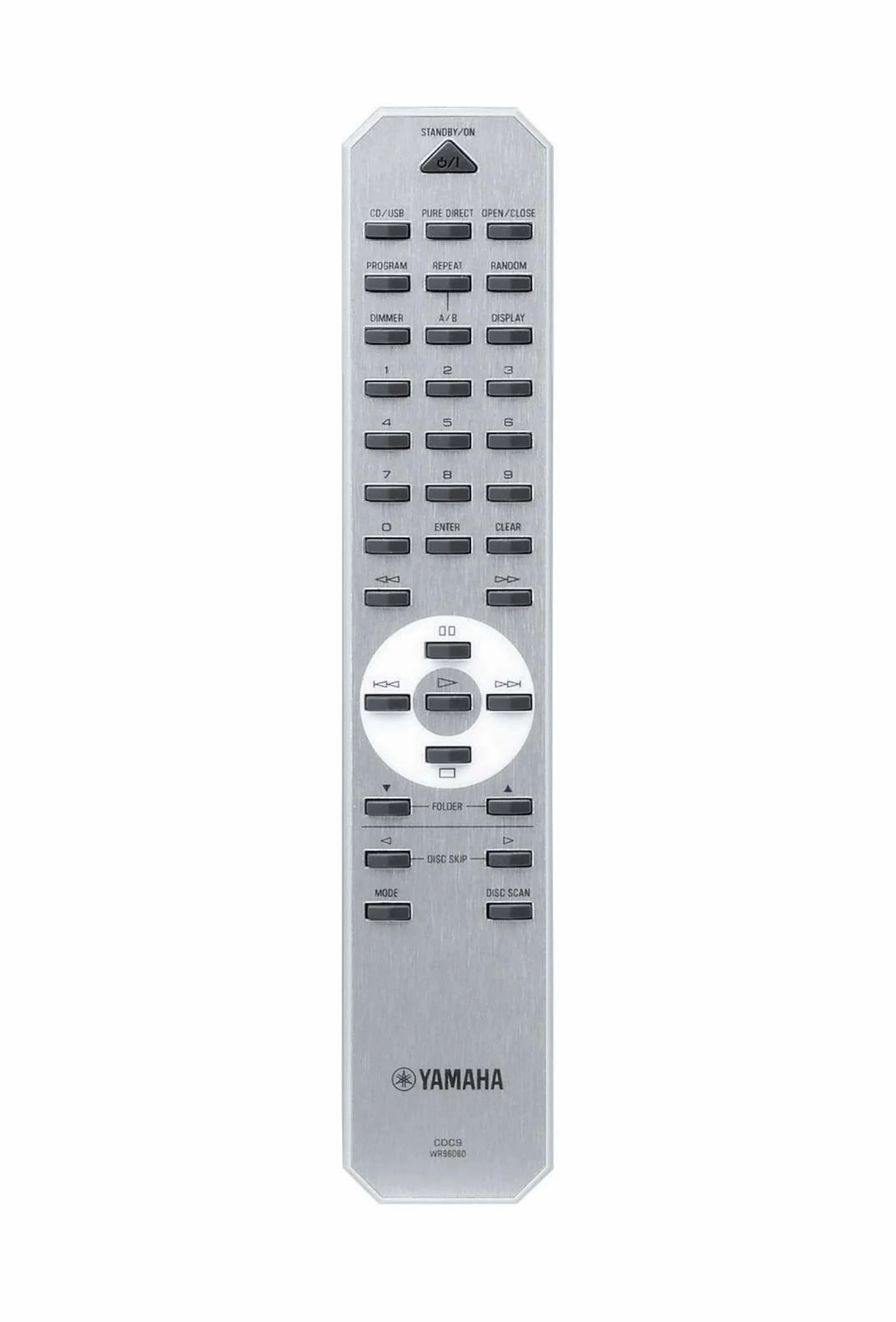 Yamaha CD-C603 CD-Player – 5-fach CD-Wechsler für verschiedene Formate – Mit Front-USB-Anschluss für digitale Wiedergabe und Fernbedienung – Schwarz