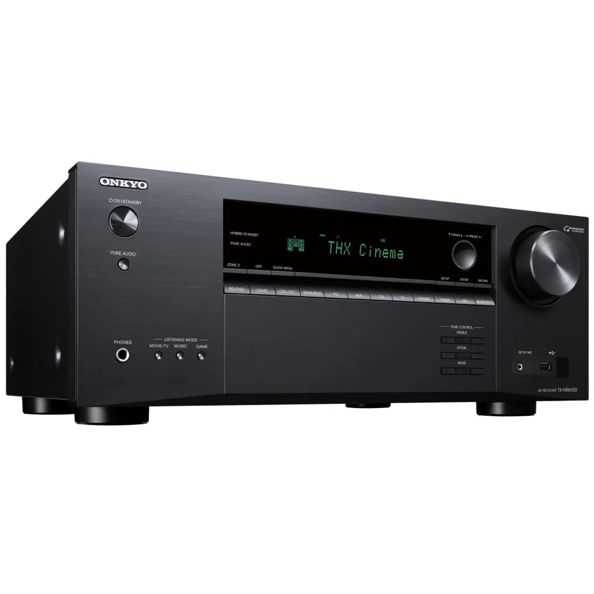 Onkyo TXNR6100M2 7.2-Kanal THX-zertifizierter Netzwerk-A/V-Receiver