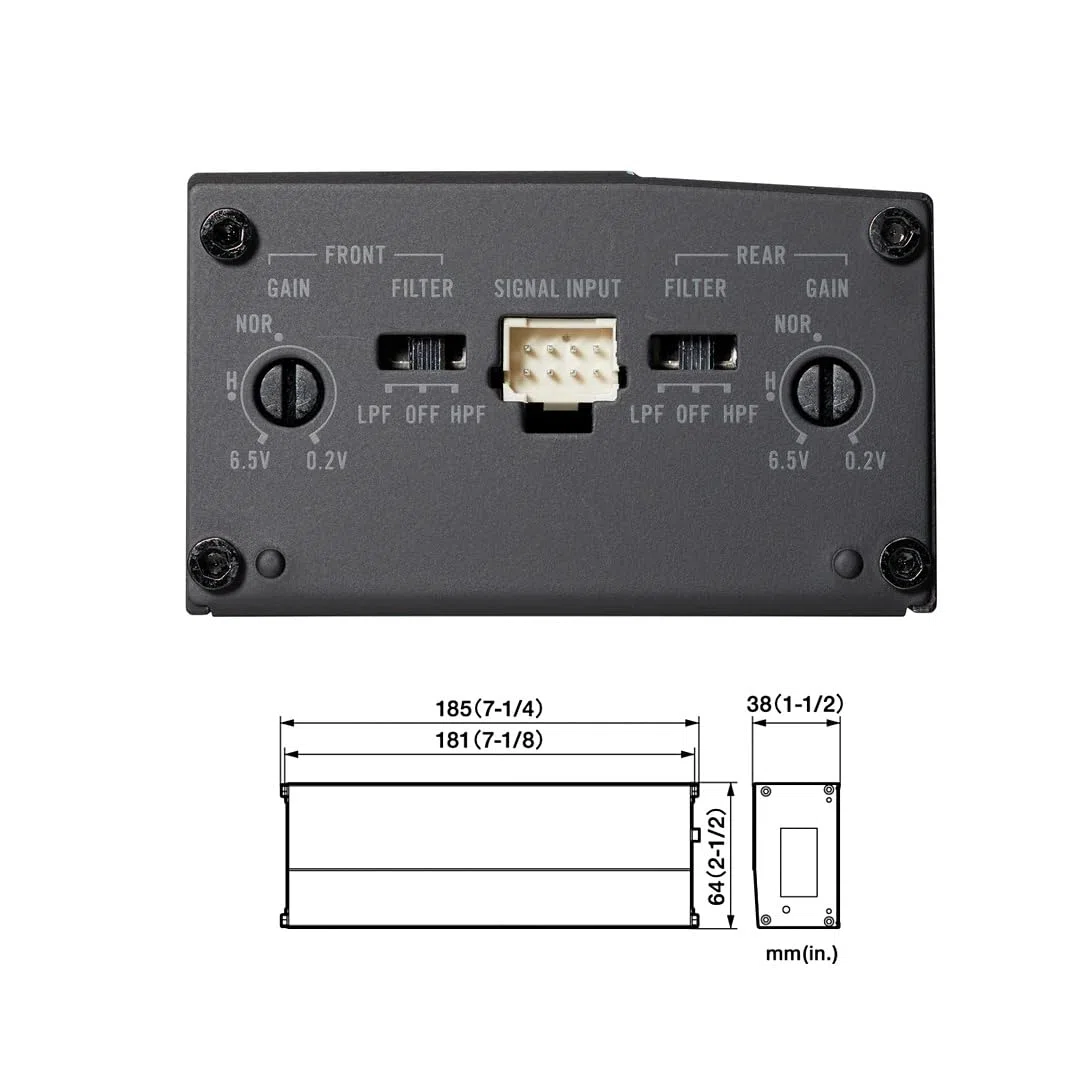 MEDIADOX Auto/KFZ Plug & Play Upgrade Verstärker/Endstufe + Kabel Set GM-DX104 von Pioneer kompatibel mit BMW (II)