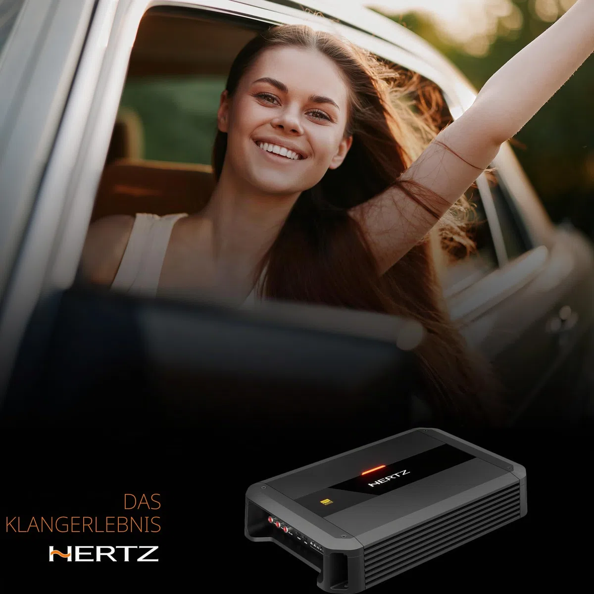 Hertz Dieci Power DP 4.300 – 4-Kanal Auto-Verstärker in Class AB, 4x105W an 2 Ohm, entwickelt für Audiosysteme mit hoher Dynamik – HI-Res Audio