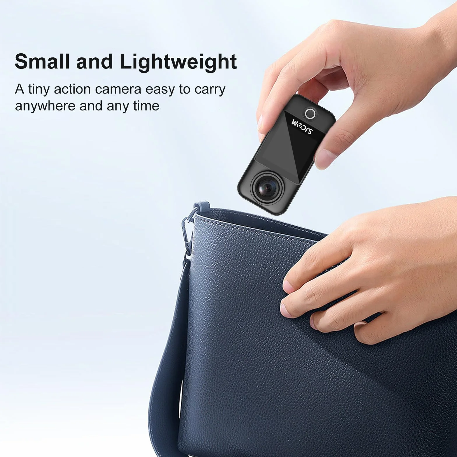 SJCAM C300 Pocket Action Kamera 4K30fps, 1.33'' Touchscreen Sportkamera, 2.4G/5G Dual WiFi 20MP Helmkamera, 6-axis EIS Unterwasserkamera 30m/98ft Wasserdicht