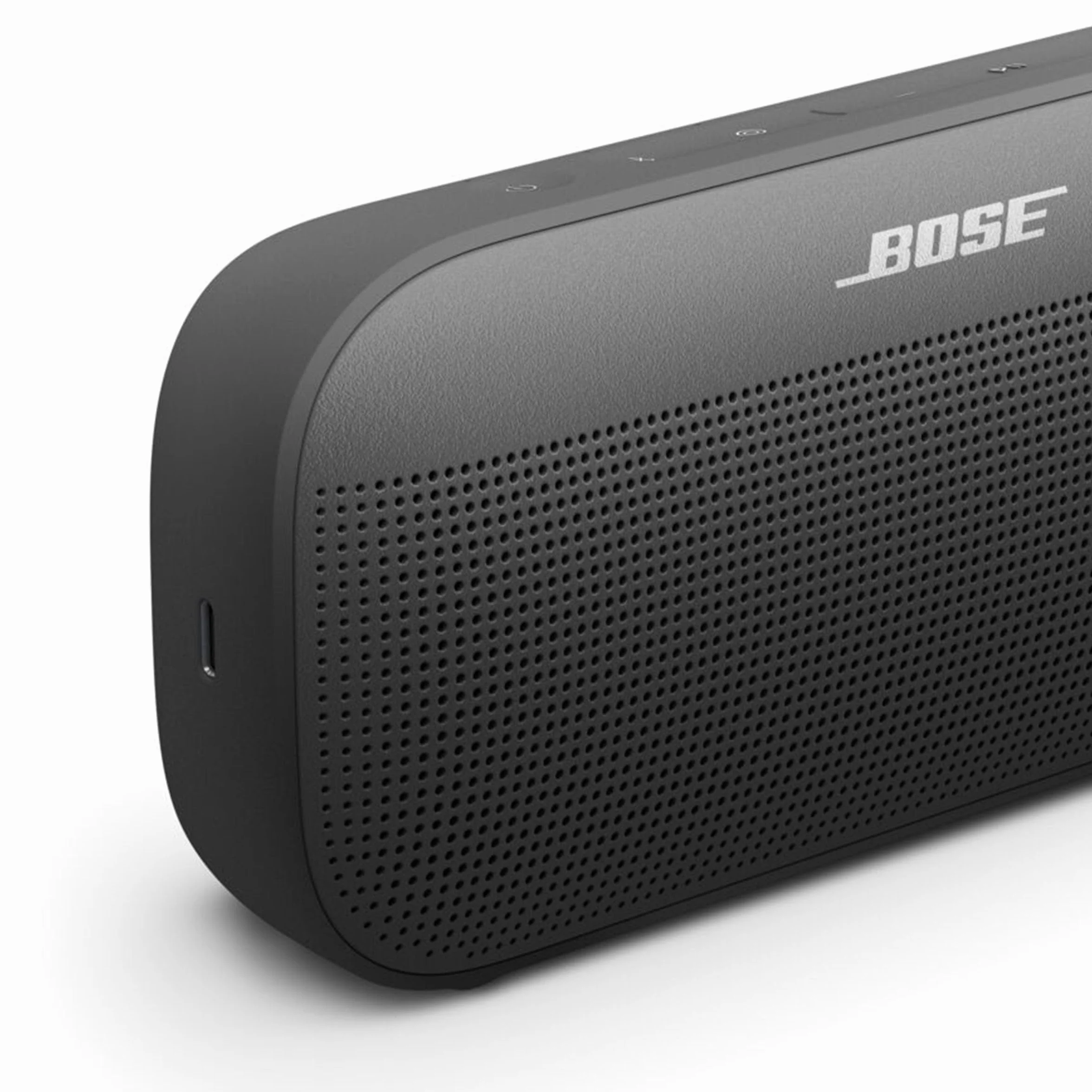 Bose SoundLink Flex Tragbarer Bluetooth Lautsprecher (2. Gen.), Tragbarer Outdoor Lautsprecher, wasserdicht und staubdicht, mit naturgetreuem Klang, bis zu 12 Stunden Akkulaufzeit, Schwarz