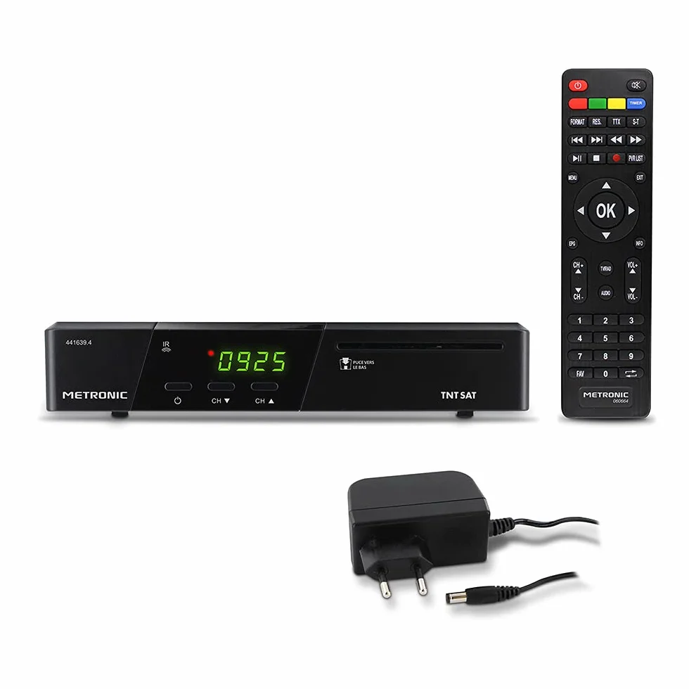 Metronic 441639 Terminal TNT SAT HD, schwarz, Norme