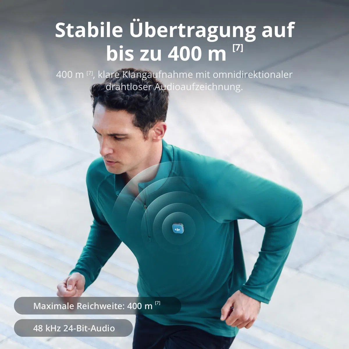 DJI Mic Mini 2 Lavalier-Mikrofon Ansteckmikrofon 2 TX + 1 RX Ladeschale 48h Akkulaufzeit