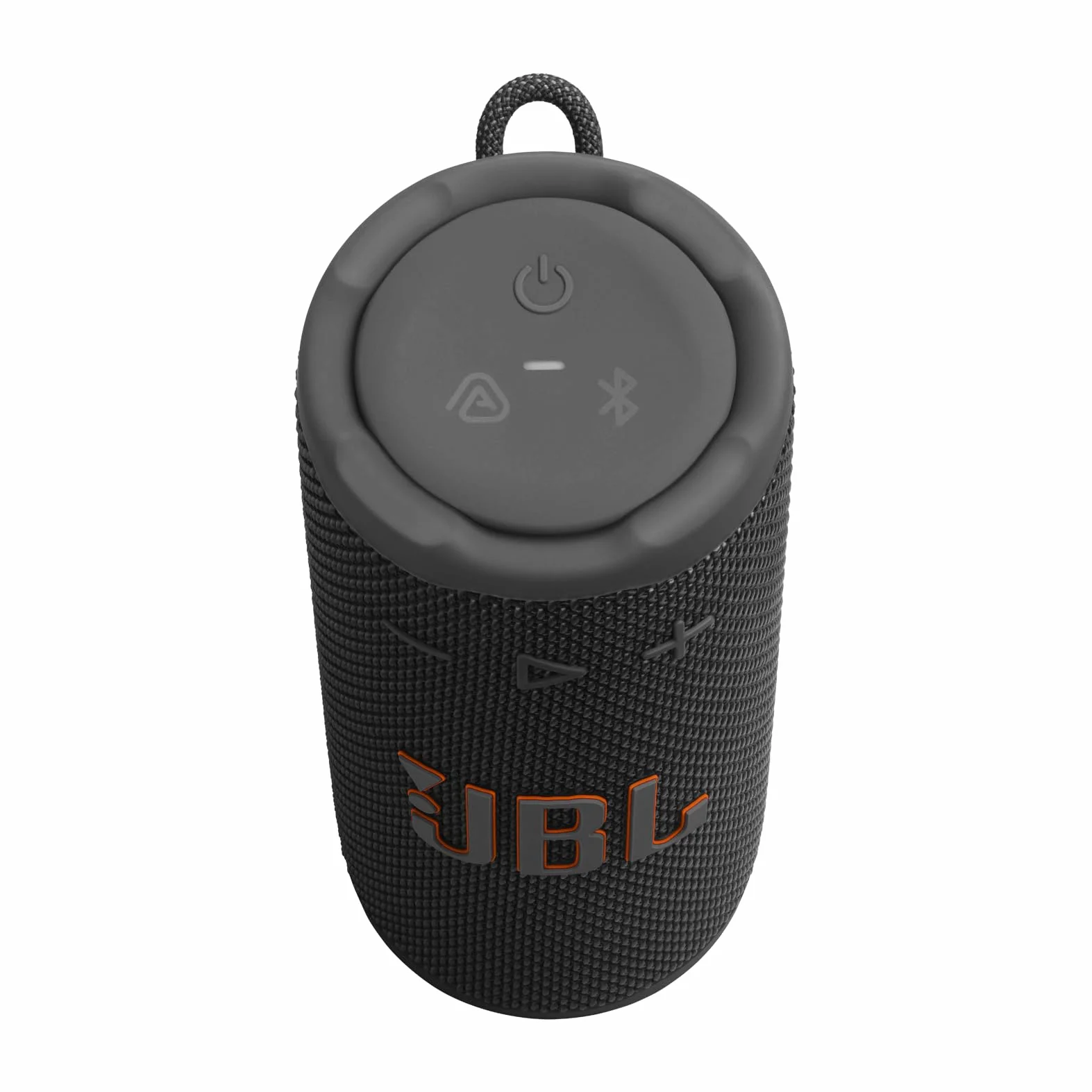 JBL Grip Kompakter Bluetooth Lautsprecher, JBL Pro Sound mit AI Sound Boost, IP68 Wasser- und Staubdicht, Umgebungslicht, Bis zu 14h Wiedergabe, Auracast Multi-Speaker, JBL Portable App, Schwarz