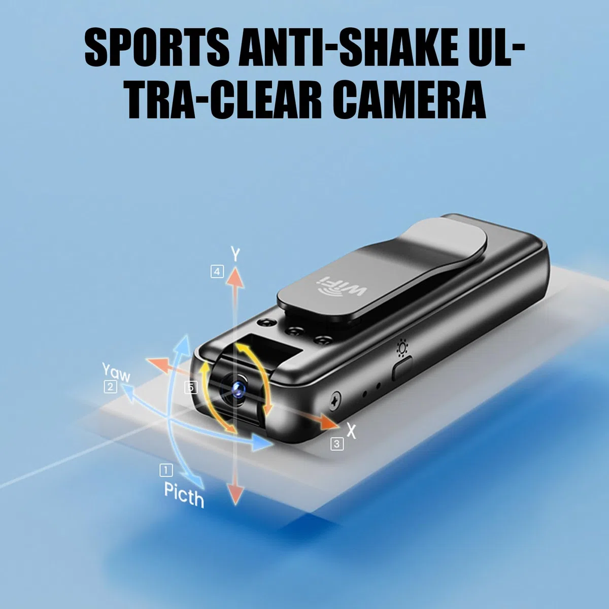 Body Cam, kleine Überwachungskamera, 0,33 Zoll tragbarer Video- und Audioaufnahme-Camcorder, Clip auf Mini-Fotogerät für Outdoor-Radfahren, Wandern und Reisen