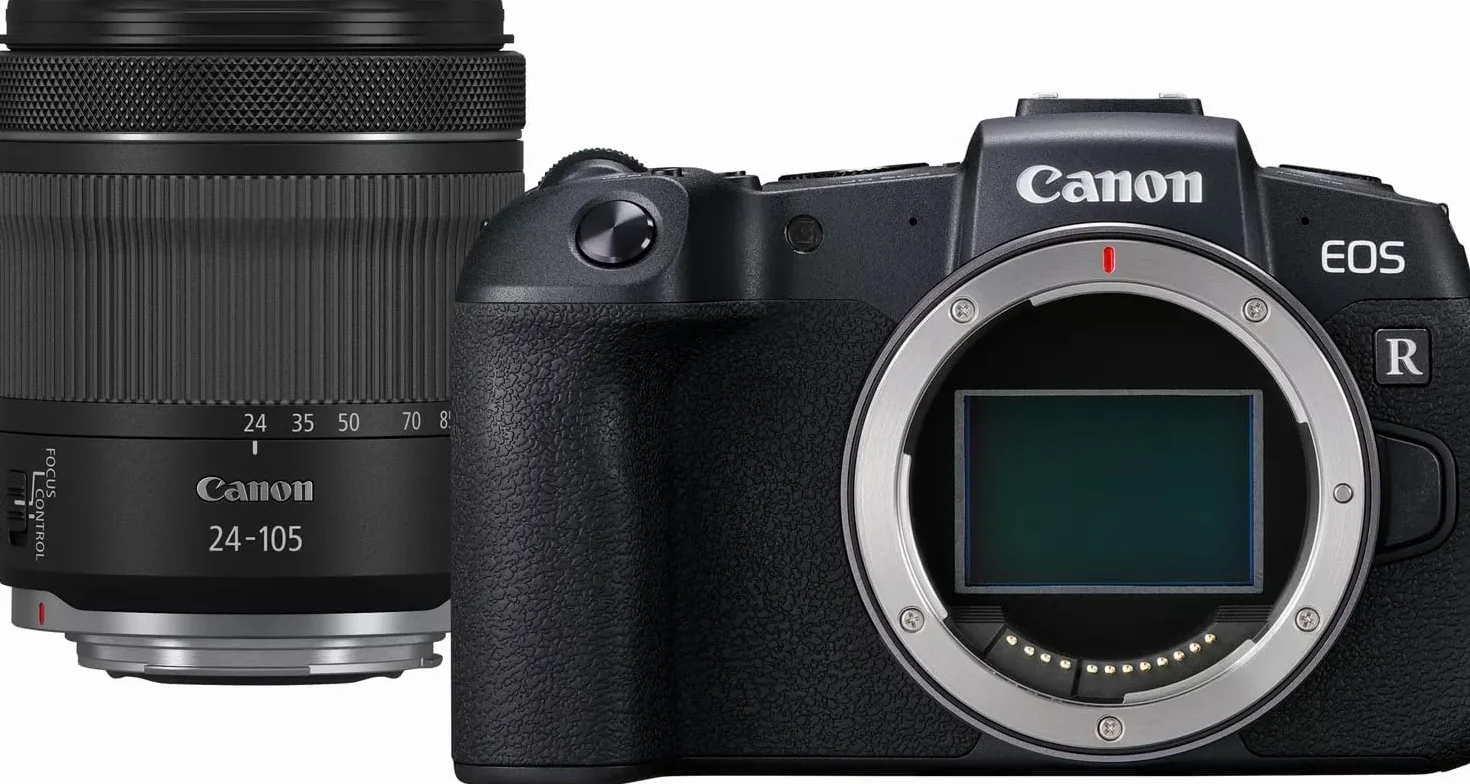 Canon EOS RP Systemkamera spiegellos Vollformat 26,2 MP RF 24-105mm F4-7.1 IS STM 4K DIGIC 8 WLAN Bluetooth schwarz