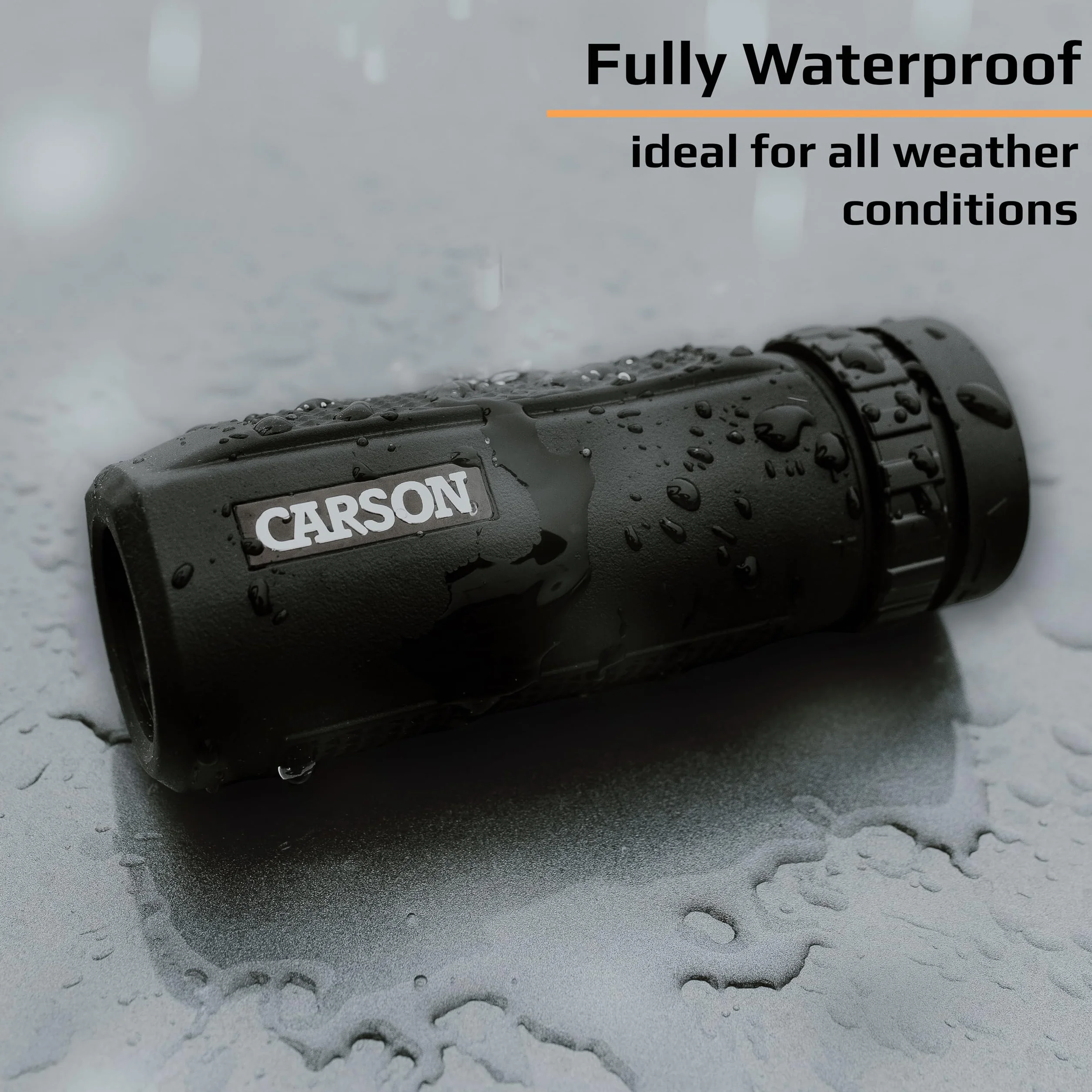 Carson BlackWave 10x25mm Monokular, wasserdicht und robust (WM-025)