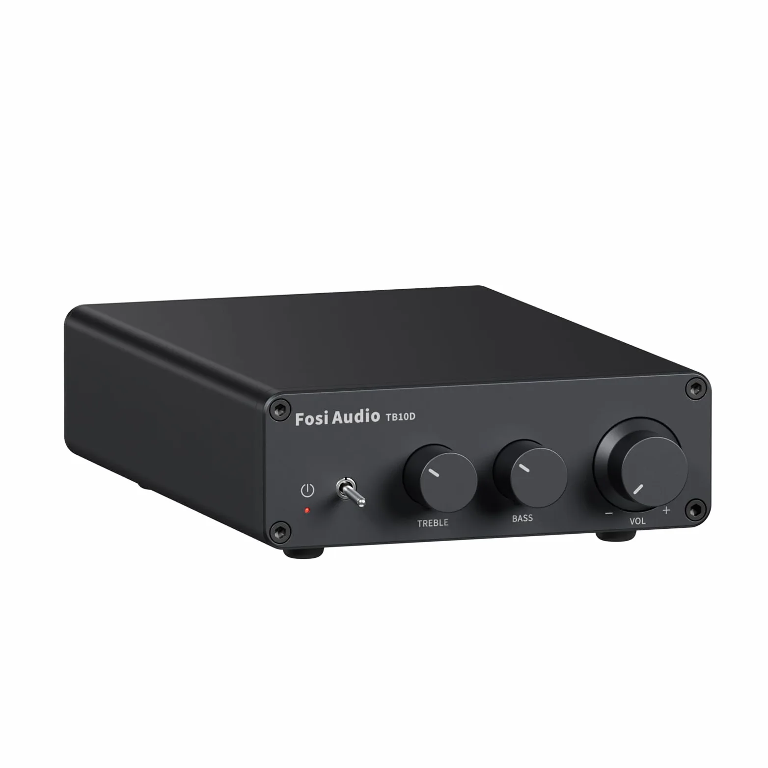Fosi Audio TB10D 600 Watt TPA3255 Mini Verstärker HiFi Stereo Klasse D Verstärker Integrierter digitaler 2 Kanal Audioempfänger für Passive Heimlautsprecher mit Höhen- und Bassregelung