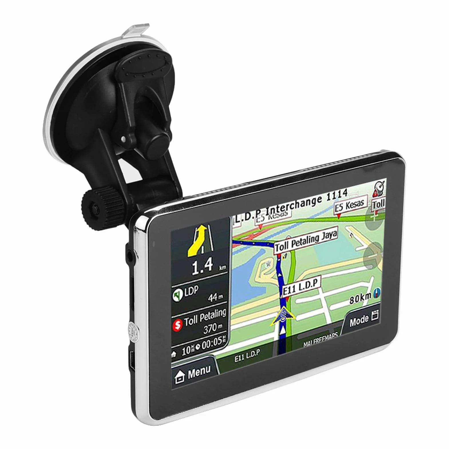 Ejoyous Navigationsgeräte für Auto, GPS Navigationssystem Universal 5 Zoll Touchscreen für LKW PKW Busse mit Sprachansage 2D/3D Navigation und europäischer Karte