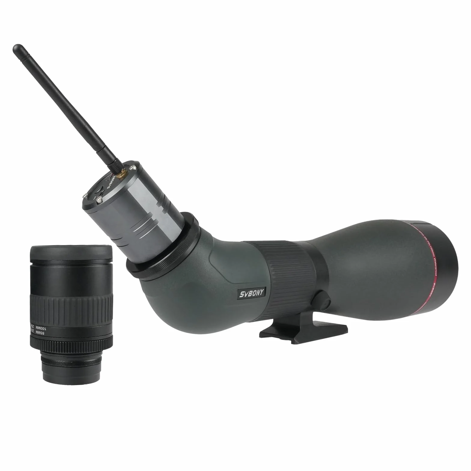 Svbony SA401 APO Spektiv 25-75x100 mm Apochromatisch Dual ED FMC mit WiFi Kamera Wasserdicht Vogelbeobachtung