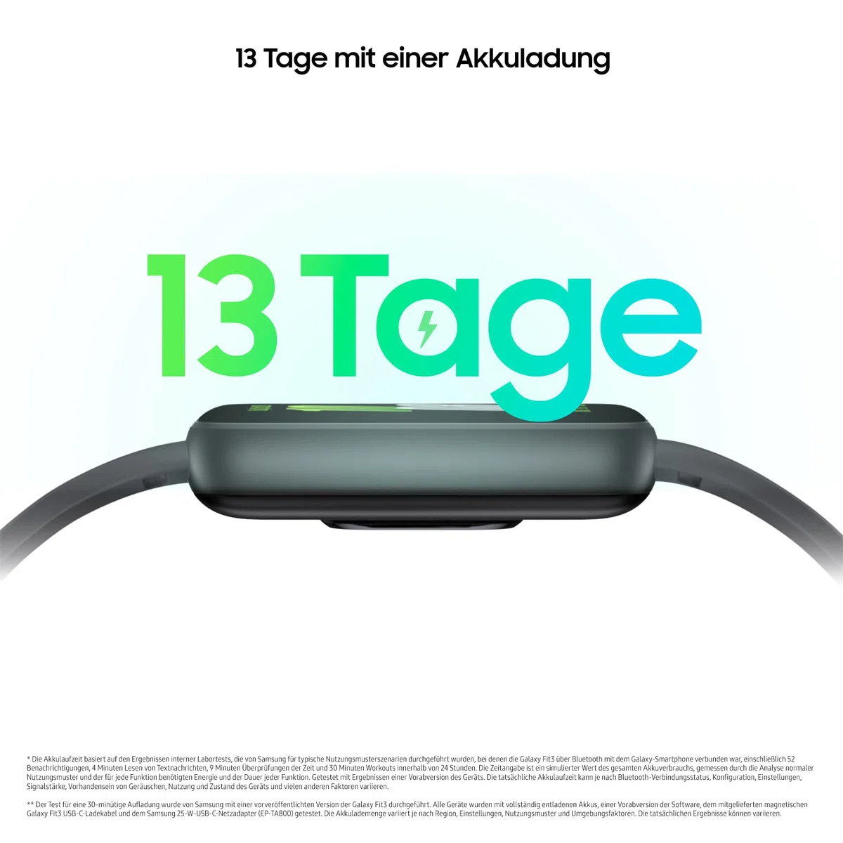 Samsung Galaxy Fit3 Smartwatch, Fitness-Uhr als Fitness Tracker und Aktivitätstracker, Gray, Inkl. 36 Monate Herstellergarantie [Exklusiv bei Amazon]