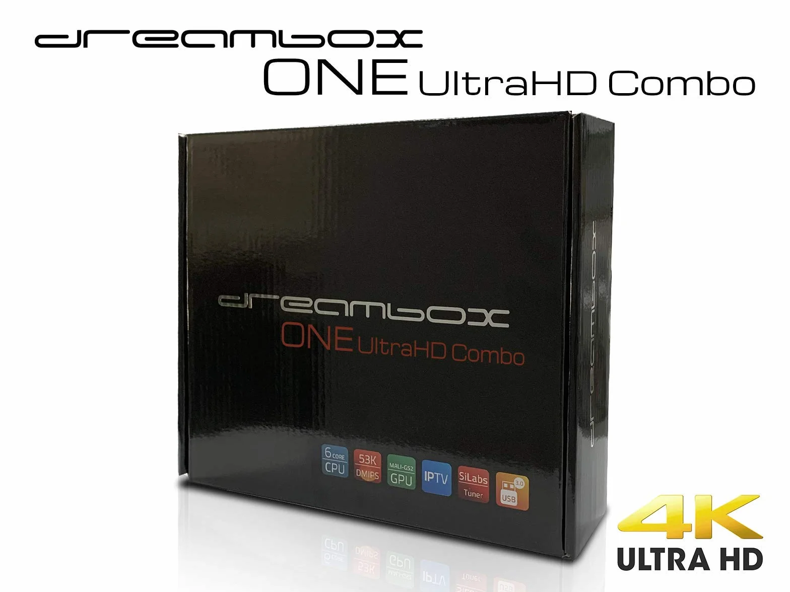 Dreambox One Combo Ultra HD 1x DVB-S2X MIS 1xDVB-C/T2 Tuner 4K 2160p E2 Linux Dual WiFi H.265
