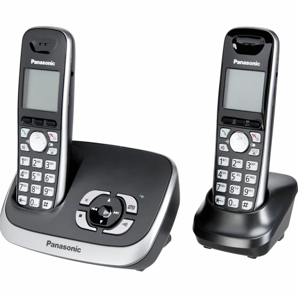 Panasonic KX-TG6522GB schwarz Duo mit AB