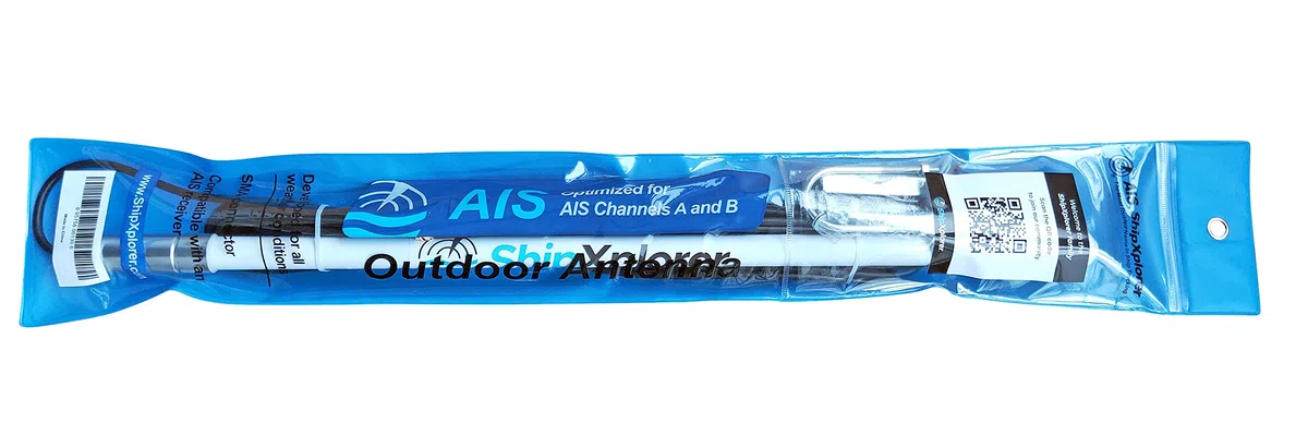AIS 162 MHz Außenantenne, Weiß