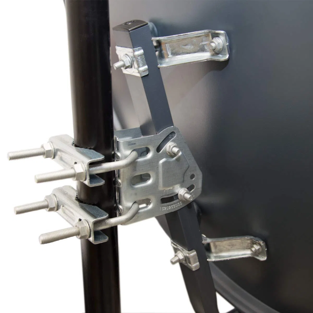 PremiumX Camping Satelliten-Komplettanlage 80cm Satellitenschüssel SAT Single LNB 10m Kabel F-Stecker Dreibein-Stativ