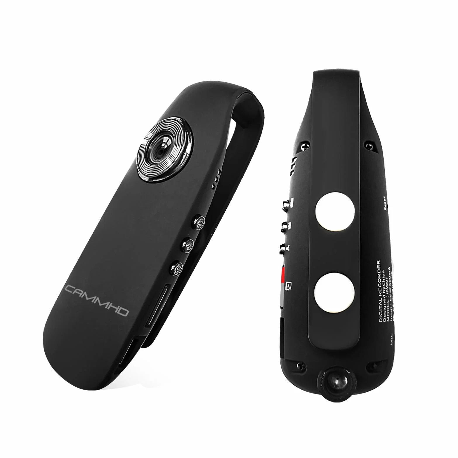 CAMMHD 1080P 32GB Körperkamera Full HD Portable Bodycam One-Key-Aufnahme Bewegungserkennung, 3-7 Stunden Aufnahme, Unterstützung OTG Verbindung (Maximale Unterstützung 512GB)