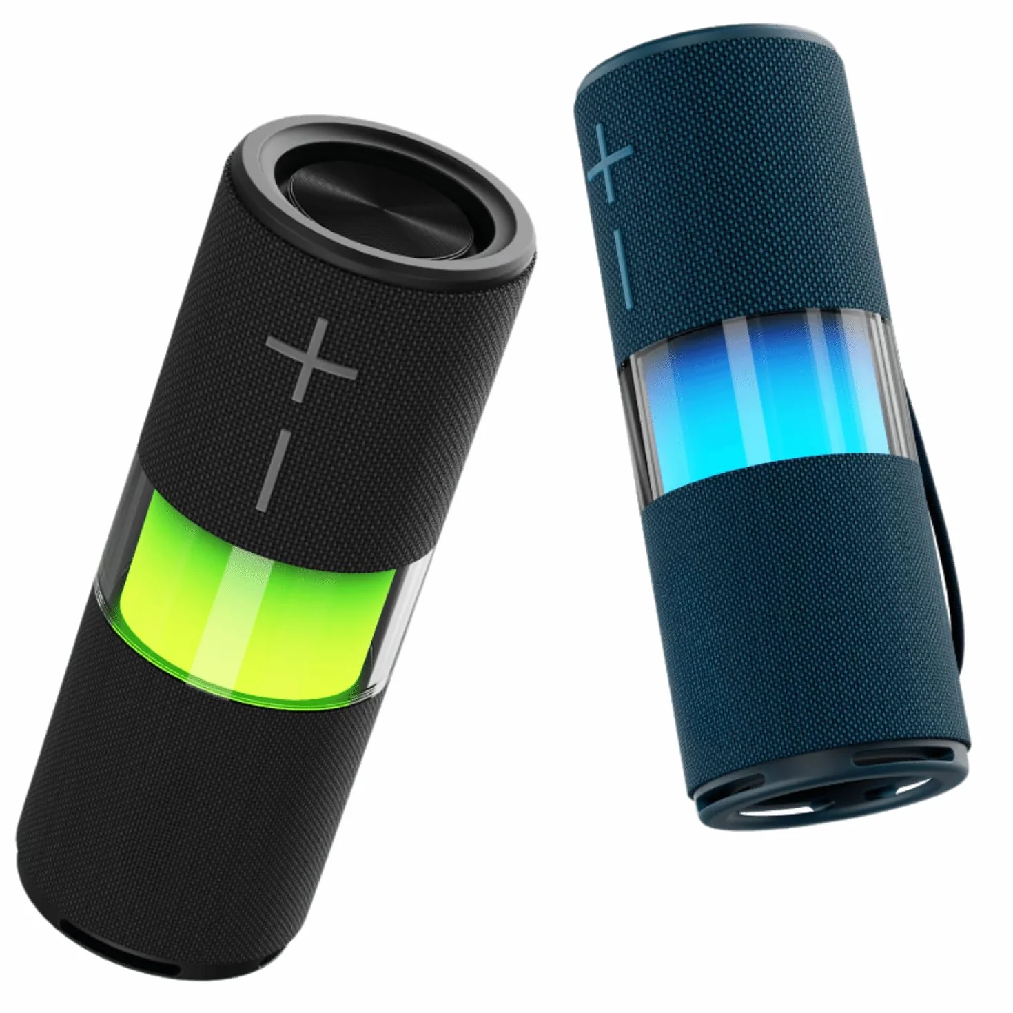 BLAUPUNKT Bluetooth Lautsprecher Tragbar Schwarz mit LED-Licht, Akku, Freisprechfunktion, USB & SD-Slot – Musikbox Bluetooth für Zuhause, Outdoor & Party