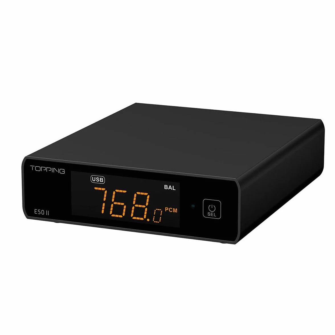 Topping E50II DAC Hi-Res Audio Desktop AK4497S DSD512 PEQ 10-Bands Bluetooth LDAC Schwarz
