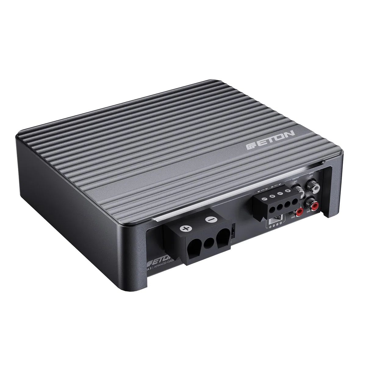 ETON MA 2 – kompakter 2 Kanal Verstärker, leistungsstarke digitale Mini Endstufe für Autos und Reisemobile, Class D Amp mit 2 x 190 W