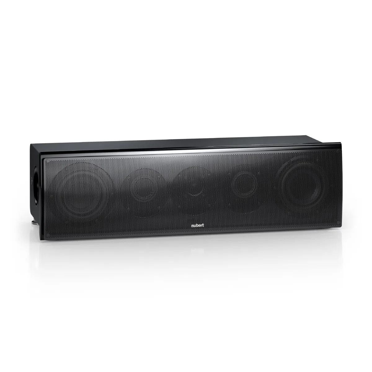 Nubert nuVero 70 | Schwarzer Centerlautsprecher | 1 Stück Kompaktlautsprecher | Lautsprecher für Heimkino & Musikgenuss | Stimmen auf höchstem Niveau | Passive Centerbox 3 Wege Technik Made in Germany