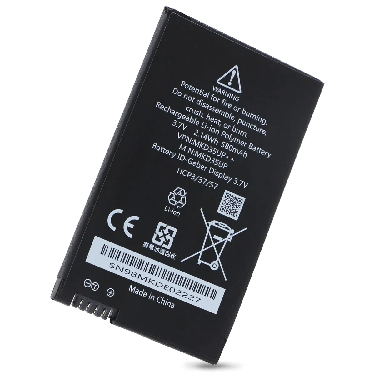 MKD35UP Ersatz Akku Für BMW 5, 6, 7, X3, X4, X5, X6 Series Remote Key 530le 530li 5301 730 740 745 760li i8 LCD Remote Key GT 630D GT 630I ID-Geber Display AG D-80788 9442976-01 1ICP3/37/57 6814351-01