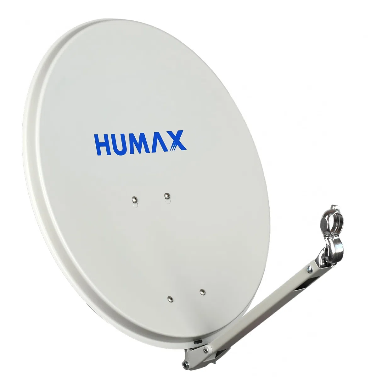 HUMAX Digital Professional 90 cm Satellitenspiegel, Sat Antenne mit Tragarm für LNBs, Satellitenschüssel aus Aluminium mit einem Durchmesser von 90 cm, hellgrau