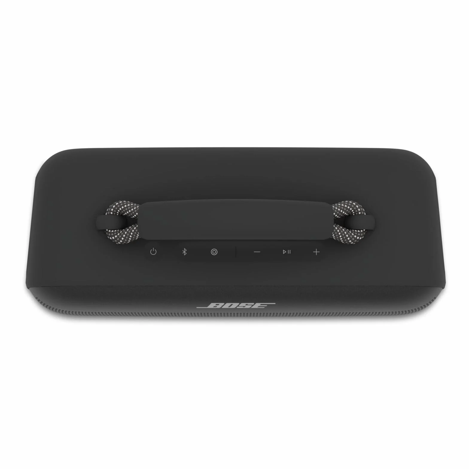 Bose Tragbarer SoundLink Max Lautsprecher, große tragbare Bluetooth Boombox mit Akku, wasserdichte Lautsprecher Boxen, bis zu 20h Akkulaufzeit, USB-C, integrierter 3,5 mm AUX-Eingang, Schwarz