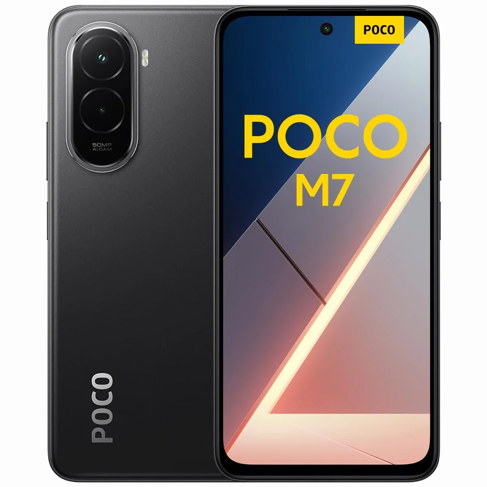 Xiaomi Poco M7 Smartphone 8+256GB Android 6,9" FHD+ 144Hz Display Snapdragon 685 50MP AI-Zweifach-Kamera 7000mAh Schwarz
