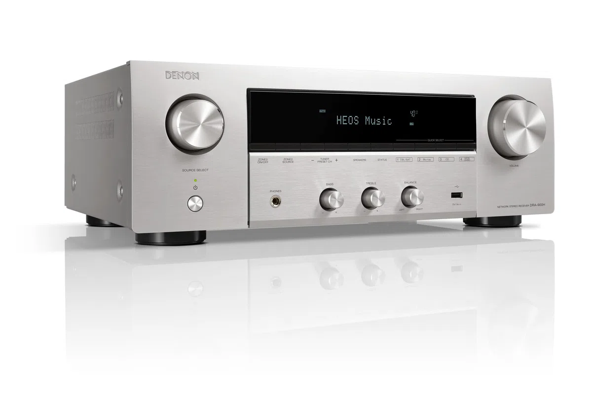 Denon DRA-900H 2.2-Kanal 145W 8K-AV-Verstärker mit HEOS Built-in Silber