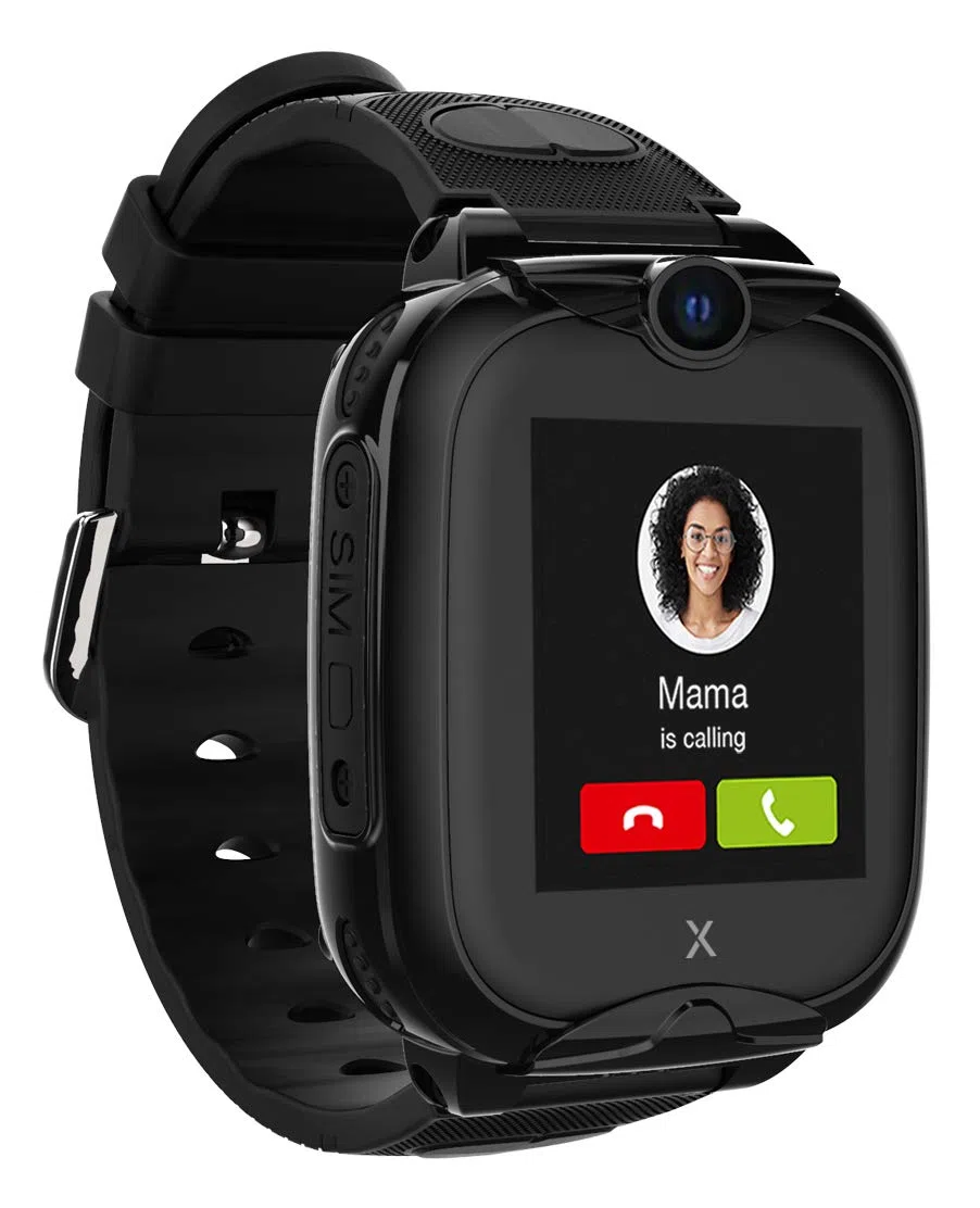 XPLORA XGO 2 - Telefon Uhr für Kinder (SIM-frei) - 4G, Anrufe, Nachrichten, Schulmodus, SOS-Funktion, GPS, Kamera, LED-Licht und Schrittzähler - 2 Jahre Garantie (SCHWARZ)