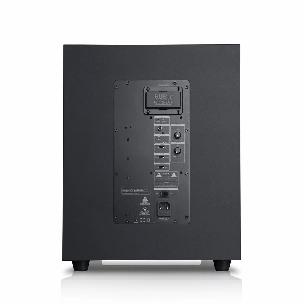 Teufel Aktiv-Subwoofer S 6000 SW 300 mm Tieftöner Frontfire-Prinzip schwarz