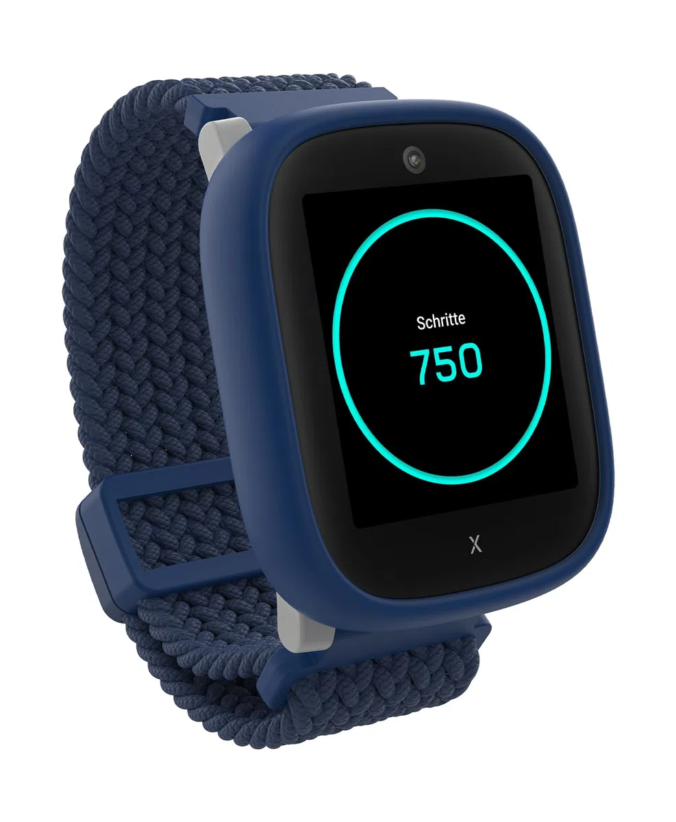 XPLORA X6 Play - wasserdichte Telefon Uhr für Kinder - 4G, Anrufe, Nachrichten, Schulmodus, SOS-Funktion, GPS, Kamera, Schrittzähler - 2 Jahre Garantie (BLAU)