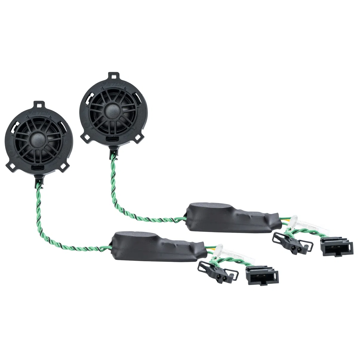 ETON UG VAG 25 – hochwertiger 25 mm / 1 Zoll Hochtöner, kompatibel mit vielen VAG/VW Modellen, Plug & Play Tweeter mit Gewebekalotte, Made in Germany