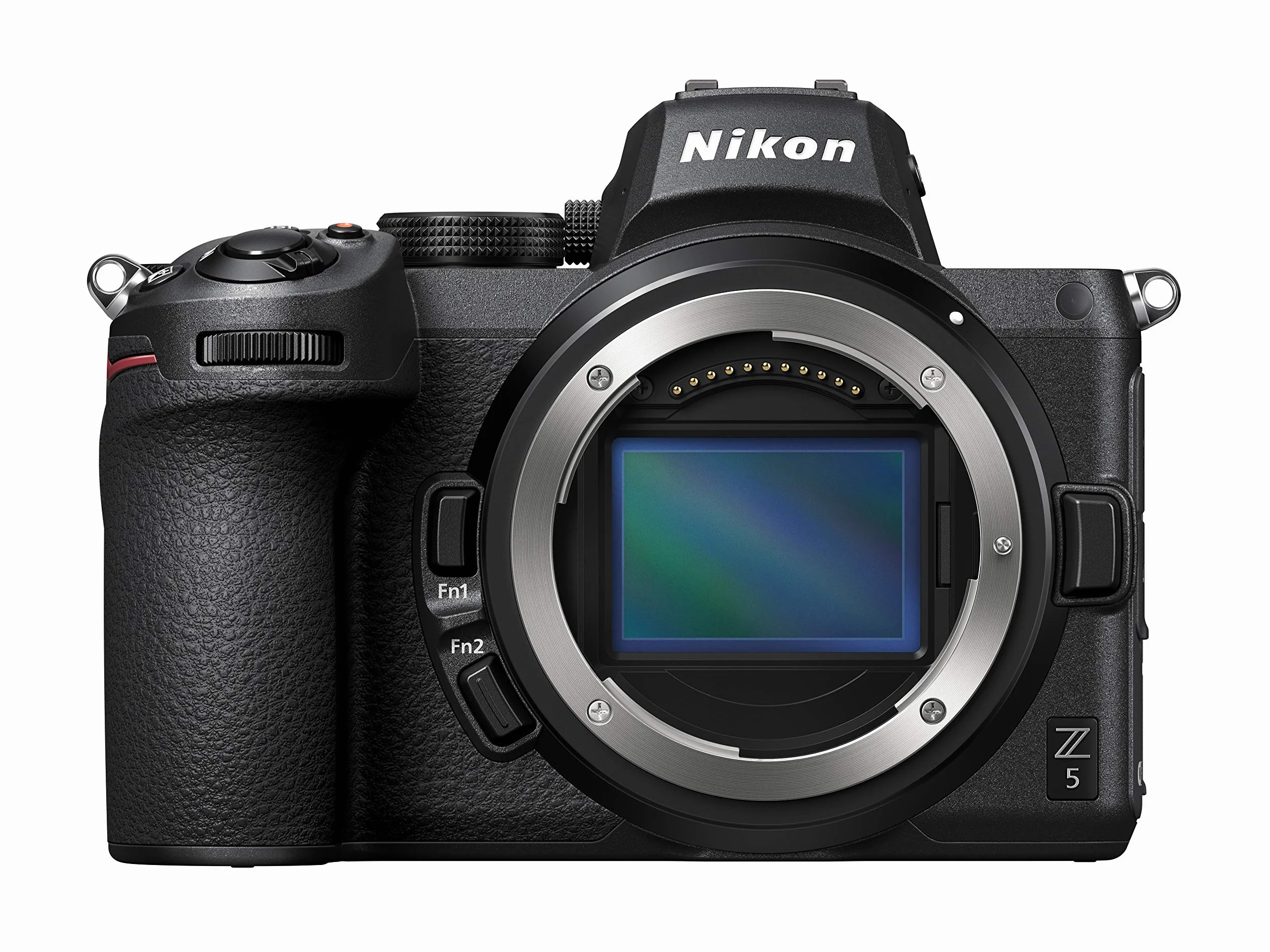 Nikon Spiegellose Z 5-Vollformatkamera (24,3 MP, 273-Punkt-Hybrid-AF mit Fokusassistent, eingebauter 5-Achsen-Bildstabilisator, 4K-UHD-Video, doppelter Speicherkartensteckplatz)