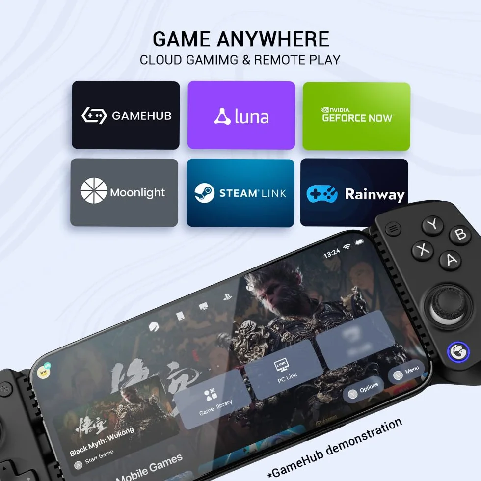 GameSir X5 Lite Mobile Gaming Controller für Android & iPhone 15/16 Serie (USB-C), Hall Effekt Joystick, Plug-and-Play