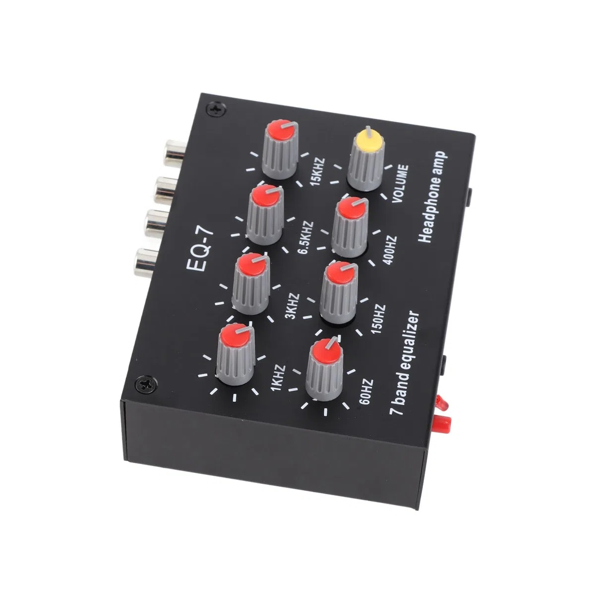 Acouto 7-Band-Sound-Equalizer Digitaler Zweikanal-Equalizer 12 DB Hohe Basseinstellung