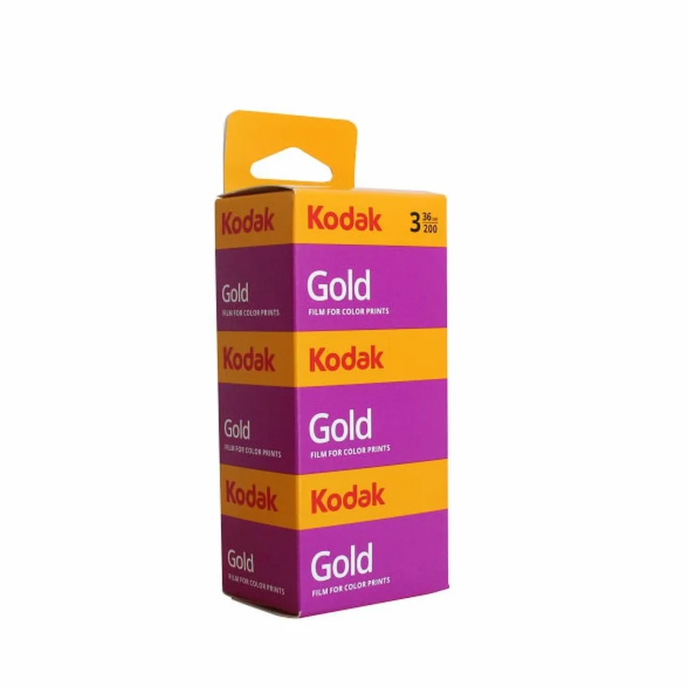 Kodak Gold 200 36 Aufnahmen 35-mm-Farbfilm 3er-Pack