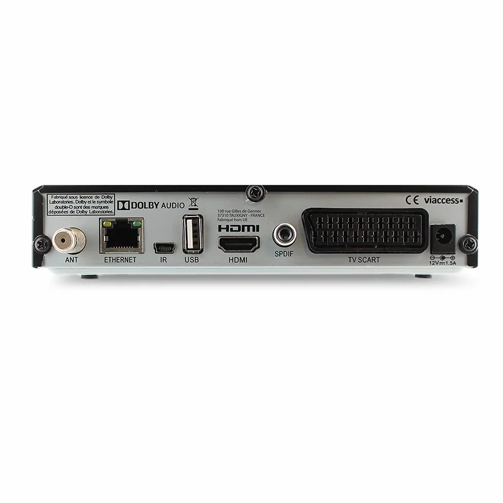 Metronic 441639 Terminal TNT SAT HD, schwarz, Norme