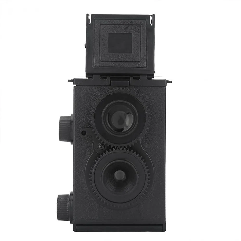 35 mm SLR-Filmkamera, für kompakte 8 x 7 x 12 cm tragbare analoge Kamera mit ABS-Gehäuse, schwarzes Vintage-Design für 35 mm/135 Film