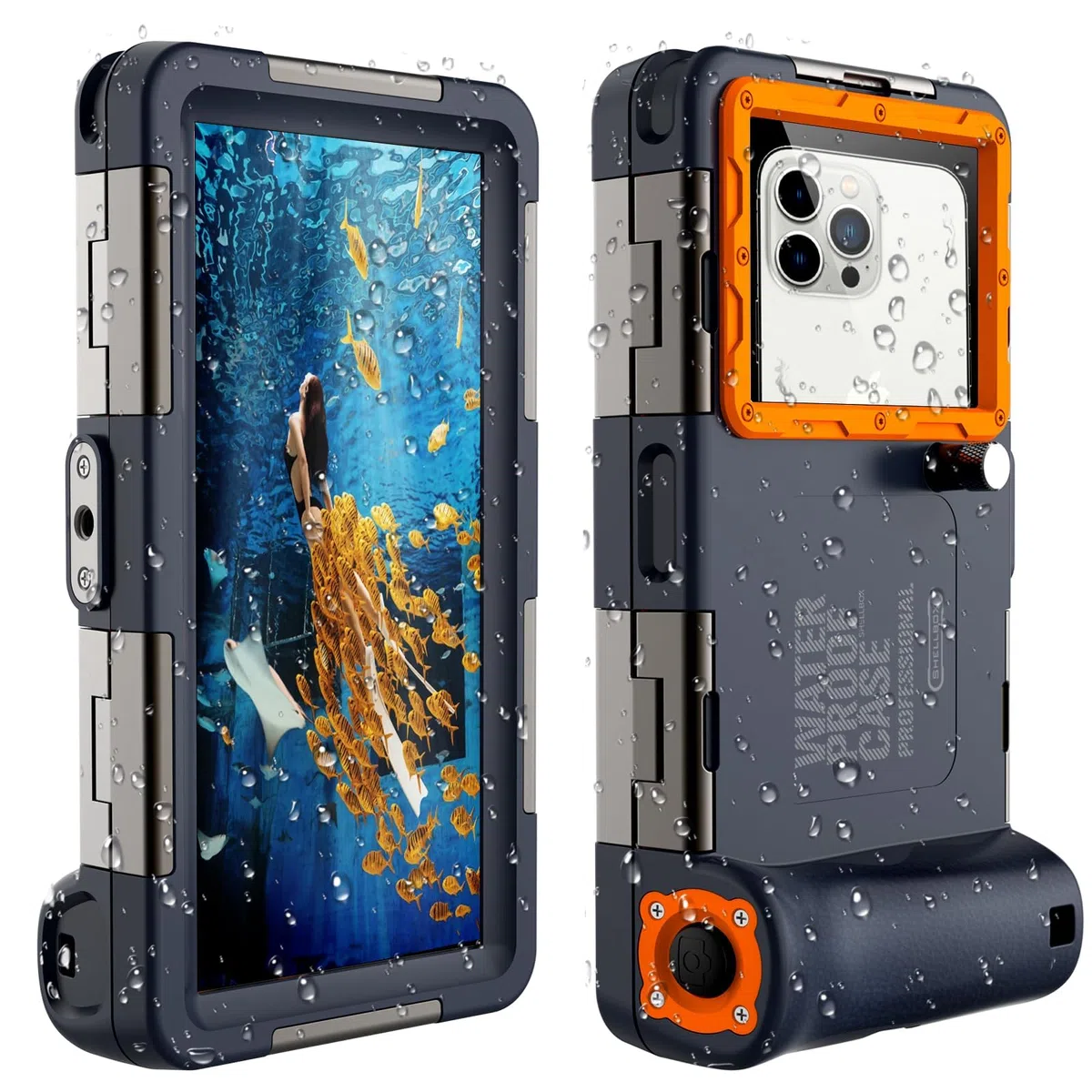 Wasserdichte Handyhülle 15 m Unterwasser-Handyhülle für iPhone 16/15/14/13/12/11 Galaxy S24/S23/S22/S21