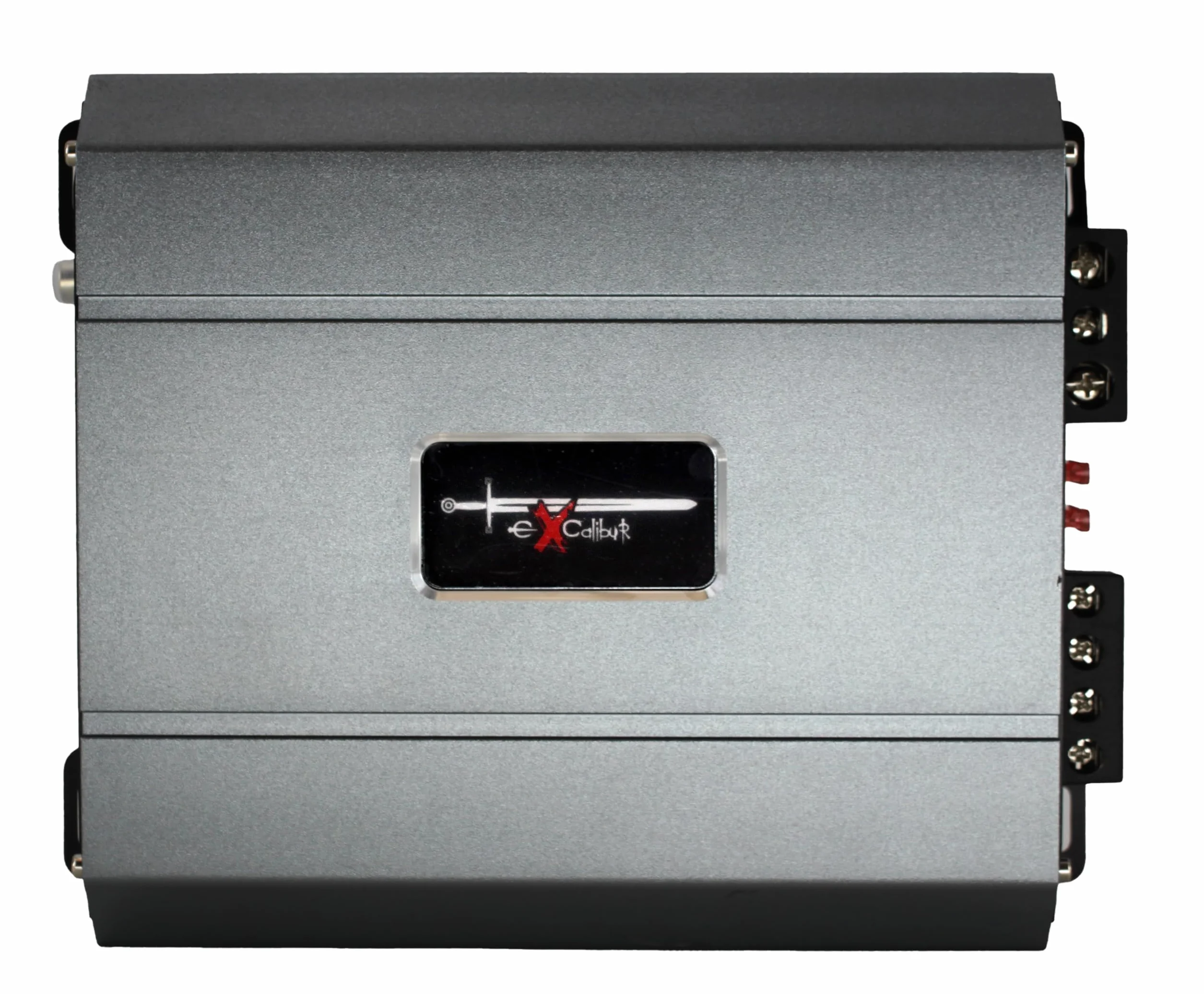 Excalibur X11000.1 Auto Verstärker HiFi Mono 1 Kanal 1500 Watt Leistungsstarker Subwoofer Endstufe Auto - Kompakter Mini Verstärker Mit Bass-Boost 12 dB, Crossover HPF/Full/LPF und Fernbedienung
