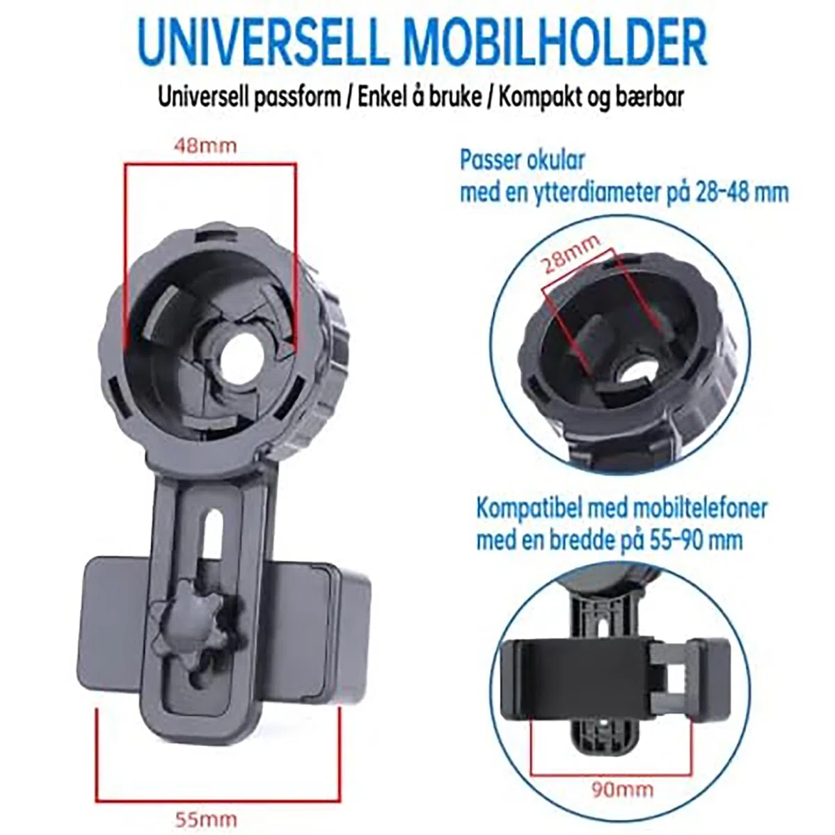 Bosco C9 Fernglas HD-7 Spektiv 25-75x80 mm Zoomobjektiv für Jagd Vogelbeobachtung mit Stativ Tragetasche Smartphone-Adapter