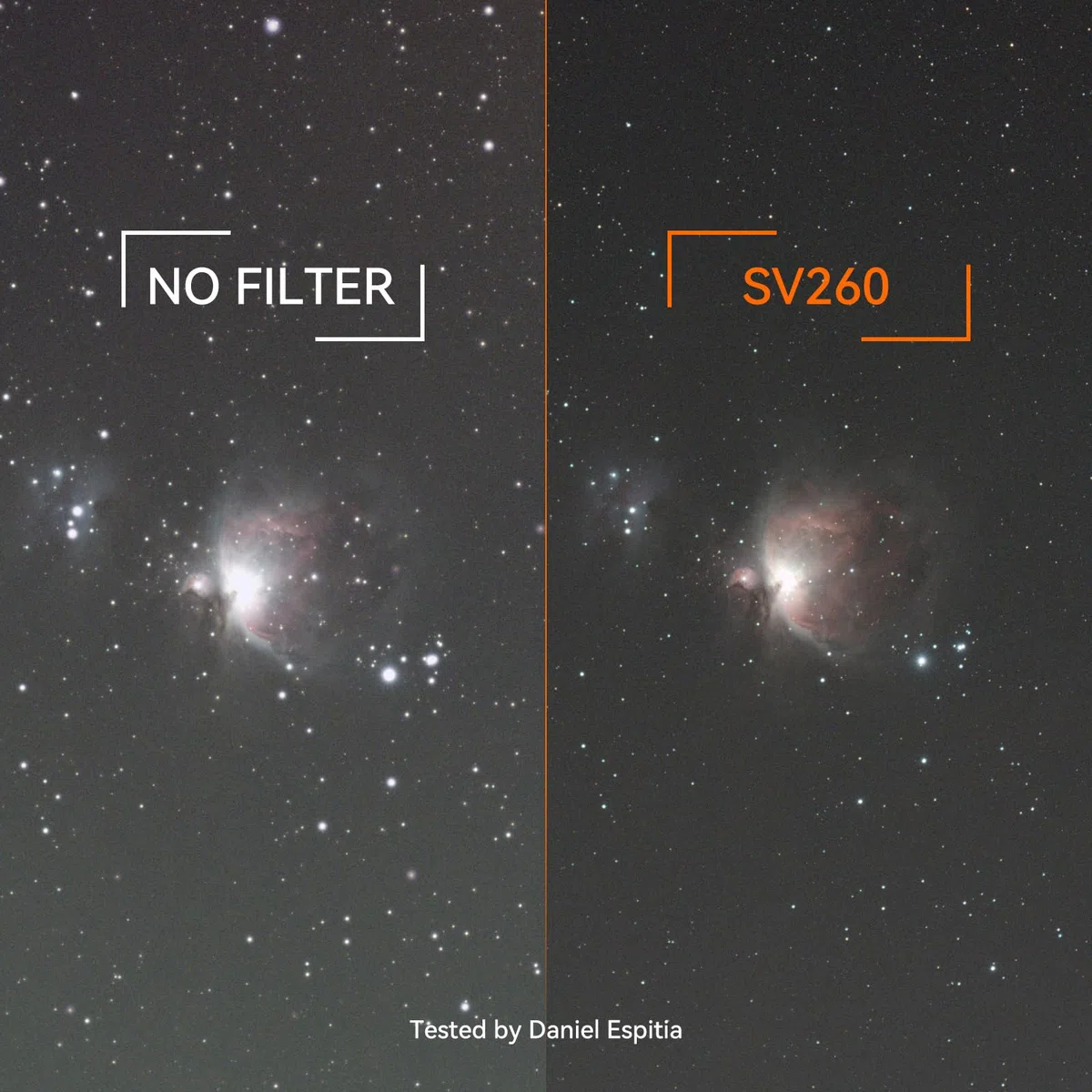 Svbony SV260 Teleskopfilter, 2'' Multi-Bandpassfilter, Grenzwerttiefe OD4, Lichtverschmutzungsfilter, Teleskopzubehör Für Galaxien Emissionsnebel Reflexionsnebel Vorstädtisches Astrofotografie