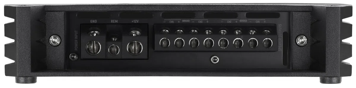 Hifonics Mercury 4v2 - Class A/B Analog 4-Kanal Compact Verstärker mit 500W RMS