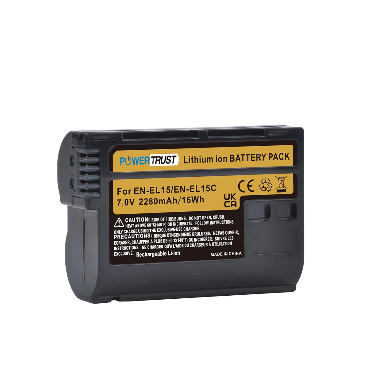 EN-EL15 EL15B EN-EL15C Akku und Ladegerät mit Typ-C Anschluss für Nikon Z8,Z5, Z6,Z6 II,Z6 III, Z7 II, D7200, D500, D800, D7200, D7000, D750, D7500, D810, D7100,D600, D610
