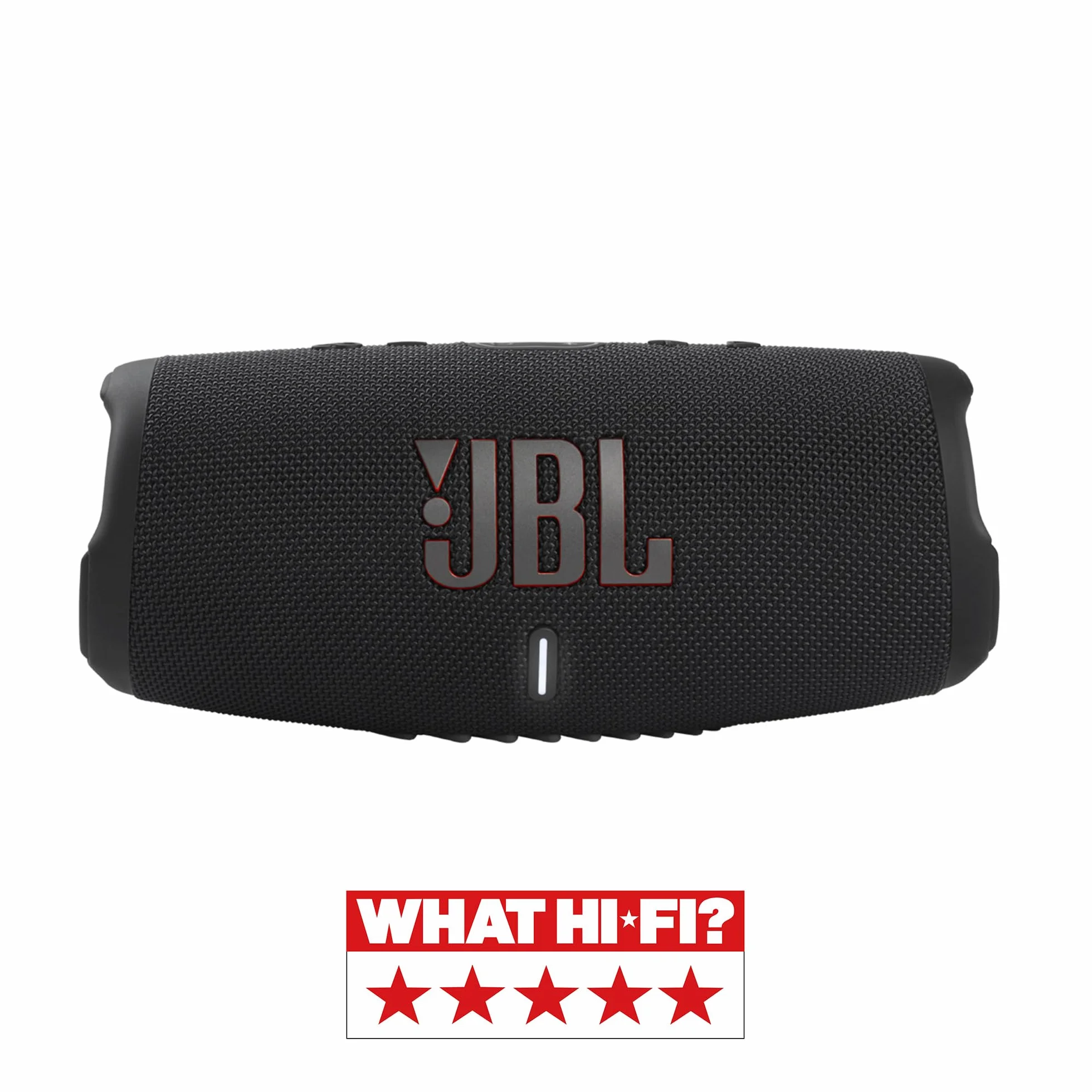 JBL Charge 5 Bluetooth-Lautsprecher in Schwarz – Wasserfeste, portable Boombox mit integrierter Powerbank – Eine Akku-Ladung für bis zu 20 Stunden kabellosen Musikgenuss
