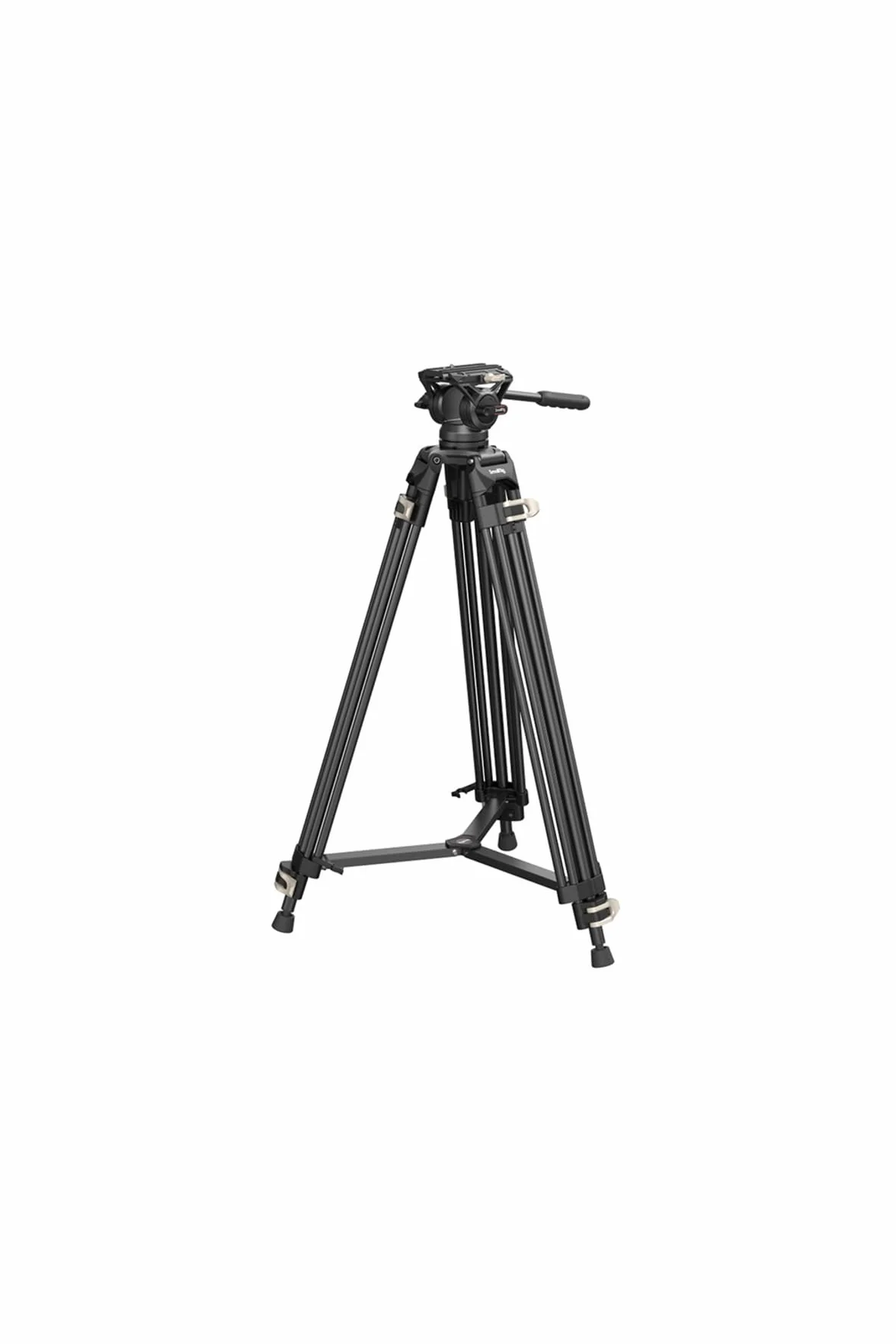 SMALLRIG Videostativ, 73-Zoll (186 cm) Heavy Duty Tripod Hochleistungs Stativ mit 360-Grad-Fluidkopf und Schnellwechselplatte für DSLR, Camcorder, Kameras, Belastbarkeit 8 kg - 3751B