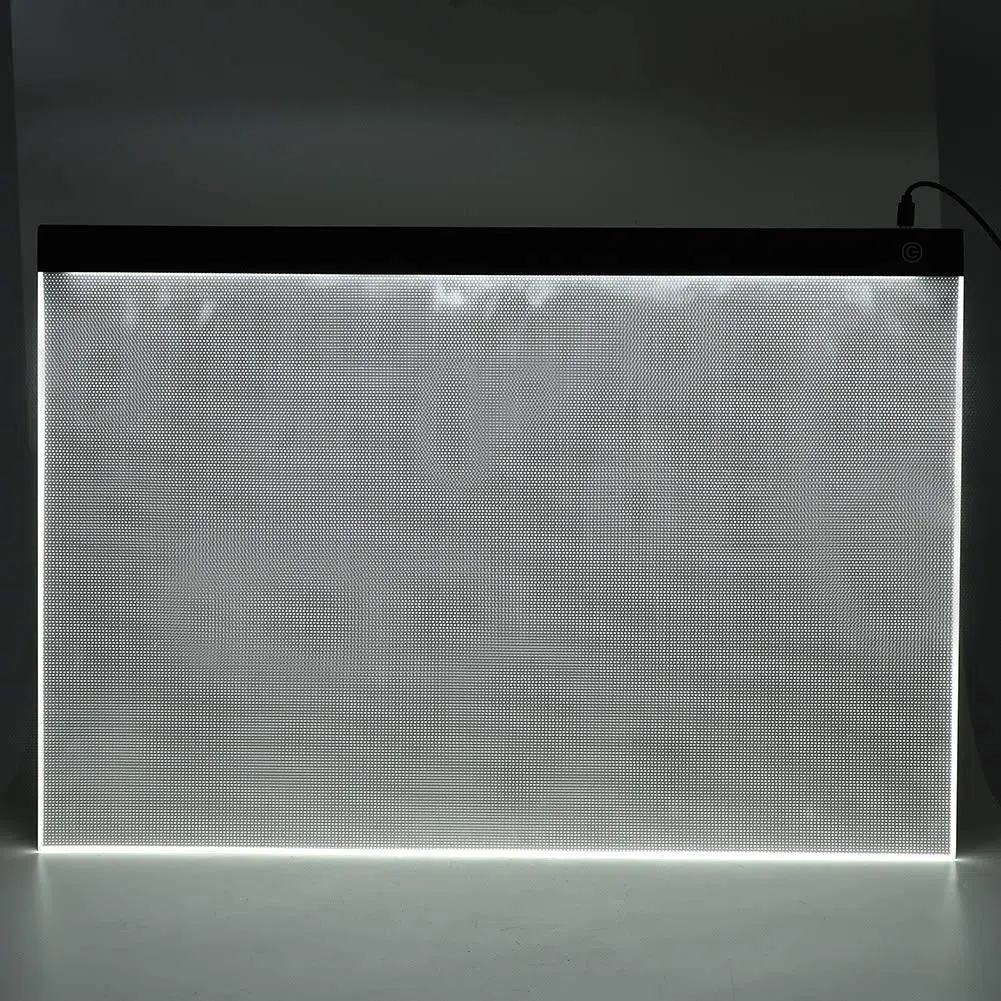 Fdit A2 LED-Nachleucht-Zeichenbrett, Superhell für Skizzen, Sammelalben und Zeichnungen, mit Einstellbarem Licht und Speicherfunktion, Kompakt und Kompakt
