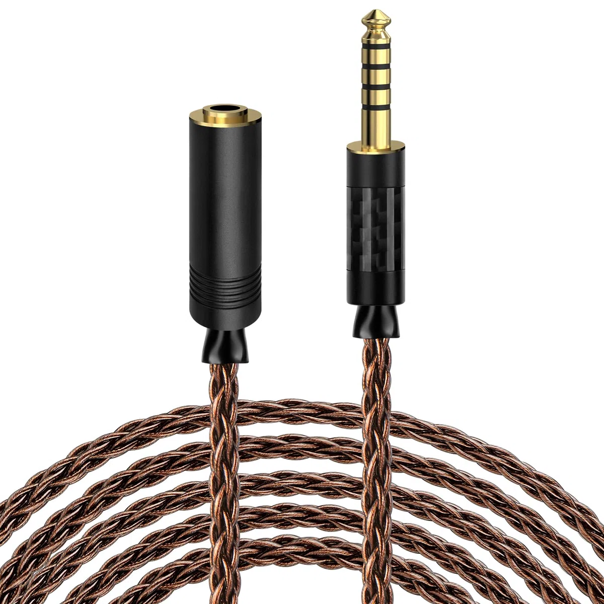 Geekria Apollo 6NOCC 4,4-mm Balanced-Kabel Single-Crystal Copper Upgrade-Verlängerungskabel 4,4-mm Stecker auf 4,4-mm Buchse Ersatzkabel für HiFi-Headset 3 m